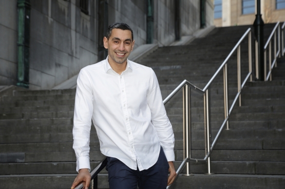 Youssef Handichi, député bruxellois PTB (Photo Solidaire, Salim Hellalet)