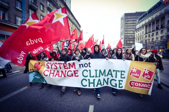 Jos D’Haese : « Le mouvement pour le climat est en train de se reconstruire et nous voulons le renforcer. D’autant plus qu’il y a toujours davantage de liens entre la lutte sociale et la bataille pour le climat. » (Photo mediActivsta / Flickr)