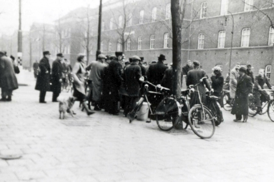 Il n’existe qu’une photo de la grève de février 1941. Sous l’Occupation, il était interdit aux médias de couvrir ces événements.