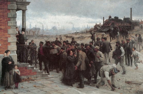 Der Streik (La GrÃ¨ve), Robert Koehler, 1886.