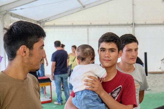 Eleonas Refugee Centre, à Athènes, Grèce. 10 septembre 2015. Photo Flickr, Martin Leveneur.