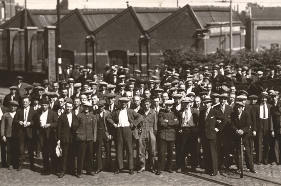 Gand, juin 1936. Le pays est bloqué dans son entièreté. (Photo Amsab-Institut d’Histoire Sociale, Gand)