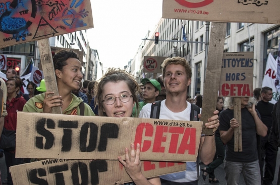 15 000 personnes ont manifesté à Bruxelles le 20 septembre dernier. (Photo Solidaire, han Soete)