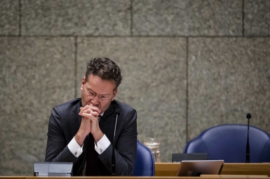 Le ministre social-démocrate des Finances Jeroen Dijsselbloem va perdre son poste de ministre. Il préside toujours l’Eurogroupe (qui réunit les pays de la zone euro) et est tristement célèbre pour son approche très musclée de la question grecque. (Photo Belga)