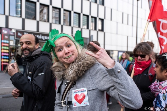 Le 21 mars dernier, plus de 15 000 travailleurs du non-marchand manifestent à Bruxelles contre le manque d'effectifs et l'augmentation de la charge de travail. (Photo Solidaire, Karina Brys)