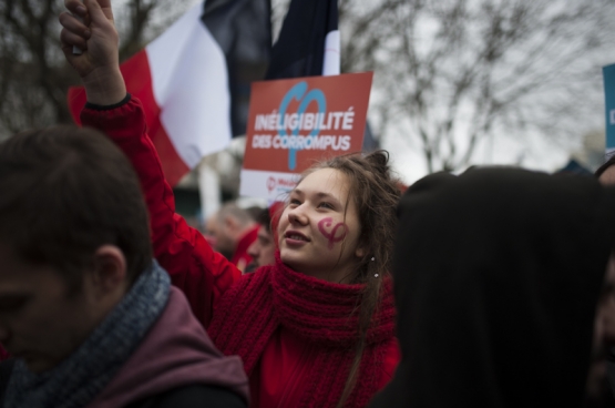 Le 18 mars dernier, à l'initiative de Jean-Luc Mélenchon, avait lieu la Marche pour la 6e République à Paris. (Photo Geoffrey Froment / Flickr)