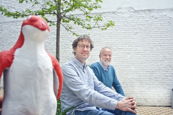 Mario Franssen (à gauche) et Rik Vermeersch. (Photo Solidaire, Salim Hellalet)