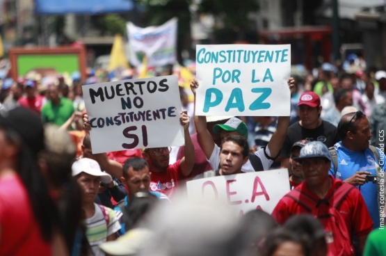 Plus de 8 millions de Vénézuéliens ont voté pour élire l'Assemblée constituante et pour la paix. (Photo Ciudad CCS)