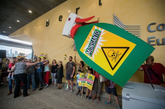 Action contre Monsanto devant la Commission européenne. (Photo D.R.)