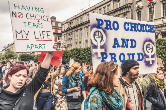 Manifestation pour le droit à l'avortement. (Photo William Murphy / Flickr)