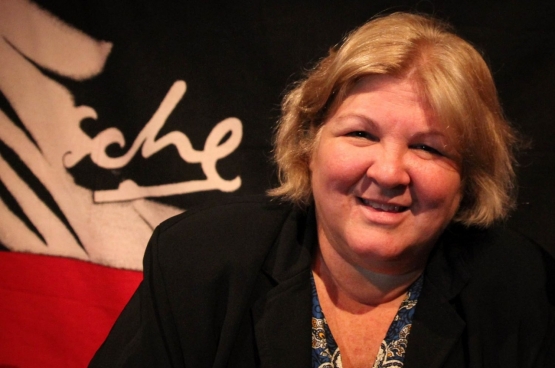 Aleida Guevara est la fille du Che. Elle sera à ManiFiesta pour la troisième fois, ce 8 septembre. (Photo Solidaire, Raf De Geest)