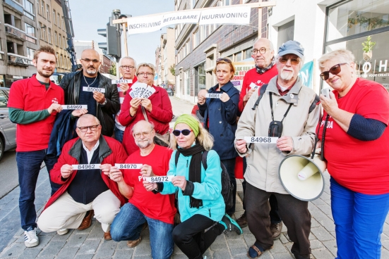 Les listes d’attente pour un logement social ne cessent d’augmenter. (Photo Solidaire, Karina Brys)