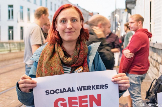 Ans est bénévole à Médecine pour le Peuple Deurne (Anvers)