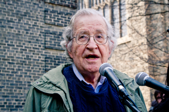 Noam Chomsky (Photo Andrew Rusk, Flickr)