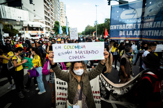 « En Colombie, ils tuent des civils » (Photo Belga)