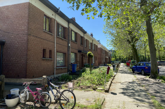 À Moretusburg, 180 maisons, dont 28 logements sociaux, doivent être démolies. (Photo Solidaire, Dirk Tuypens)