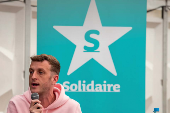 Édouard Louis était à ManiFiesta en septembre dernier. (Photo Solidaire, Raf Degeest)