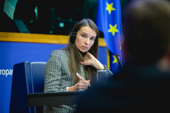 Anna Kolotova est secrétaire générale du groupe Unified European Left à l’Assemblée parlementaire du Conseil de l’Europe. (Photo The Left, Quentin Vanbergen)