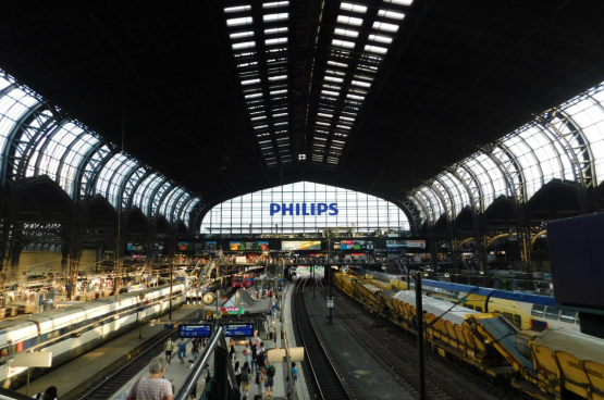 Gare d'Hambourg. (Photo Solidaire, Nina Delaye)