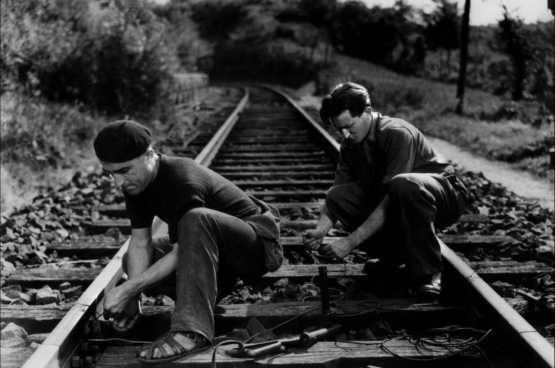 Image du film « La Bataille du rail » de René Clément, 1946.