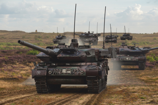 Tanks allemands. (Photo Mike Mareen)