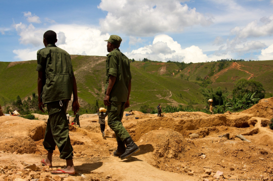Mine d'or dans l'est du Congo. (Photo Sasha Lezhnev/Enoughproject.org)